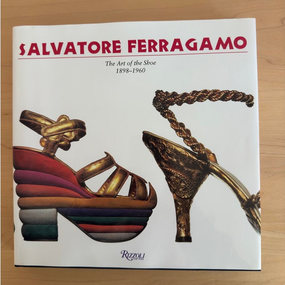 Salvatore Ferragamo:The Art of the Shoe 1898-1960 Rizzoli Hardcover Fashion Book